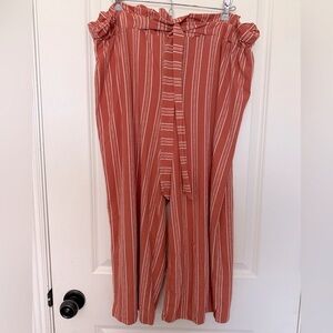Derek Heart Striped Women's Wide Leg Knit Pants